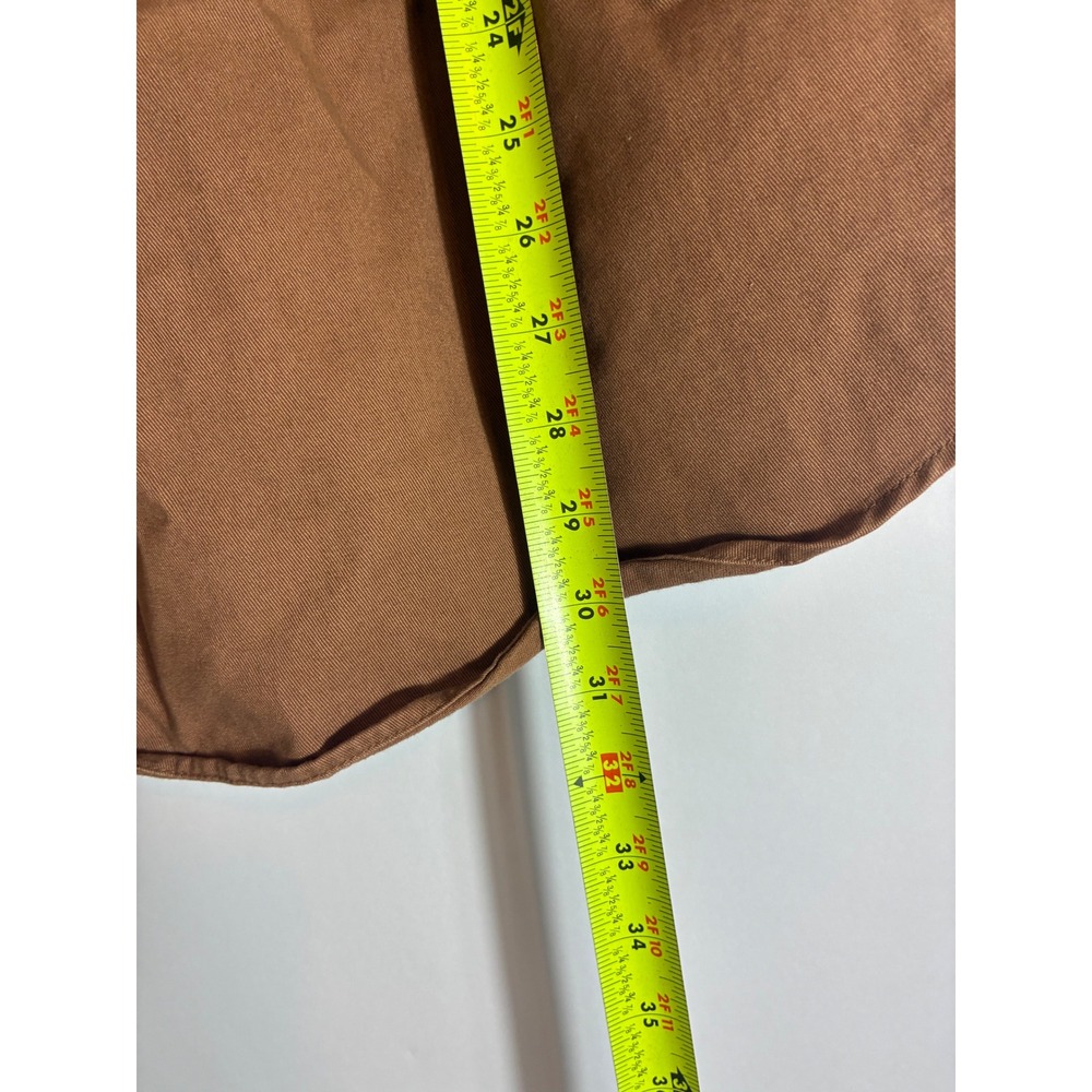 Carhartt Mens Canvas Work Shirt Brown Button Down Long Sleeve L Gorpcore 0392 - Picture 7 of 8